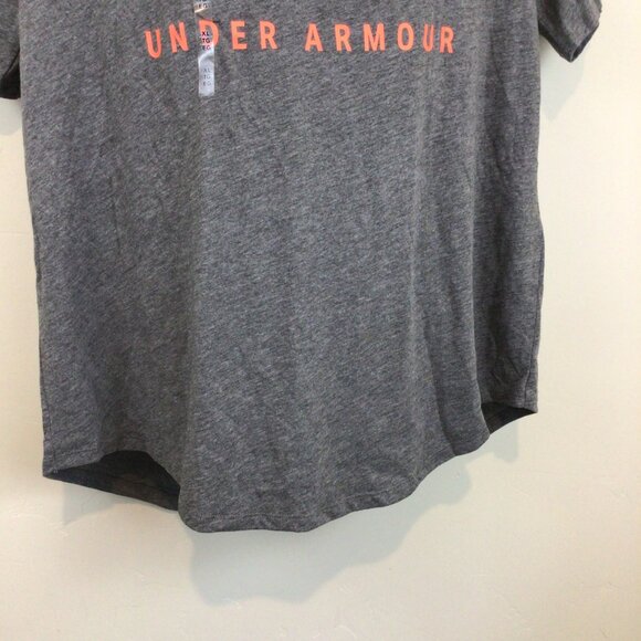 Under Armour Grey Loose Heat Gear Tee Shirt Athletic NWT - Picture 3 of 6